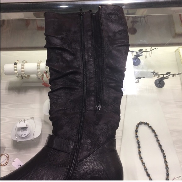 Pierre Dumas Black Riding Style Boot - Picture 5 of 5